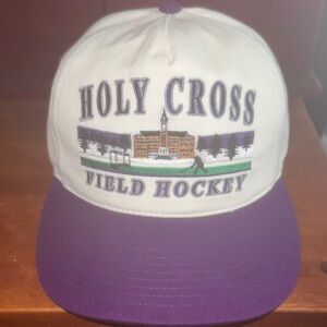 Holy Cross Field Hockey Cap - Purple and Cream